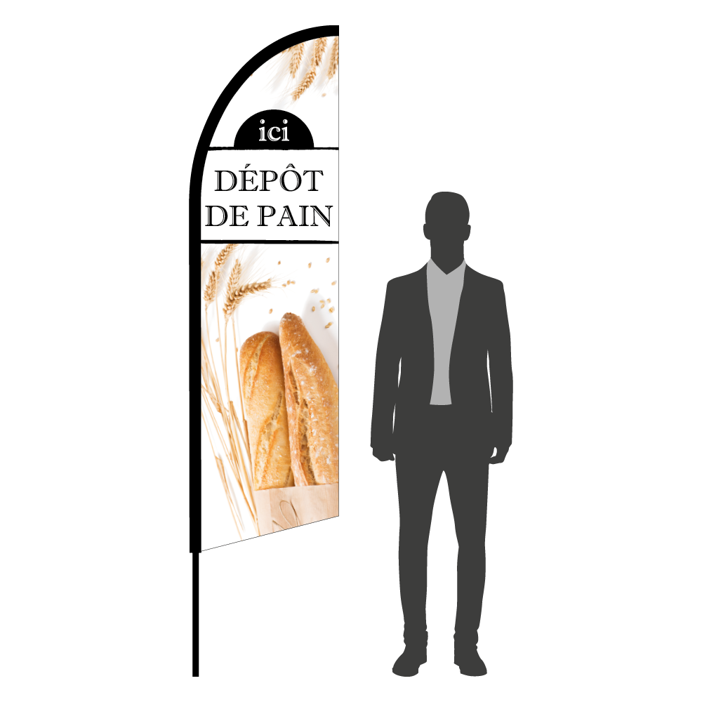 Drapeau Oriflamme Dépôt de pain - Restaurant